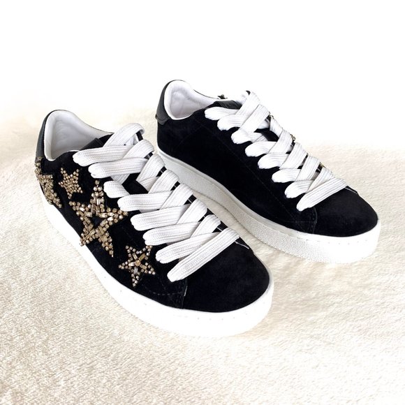 Coach Black Star Embellished Sneakers - Picture 2 of 7
